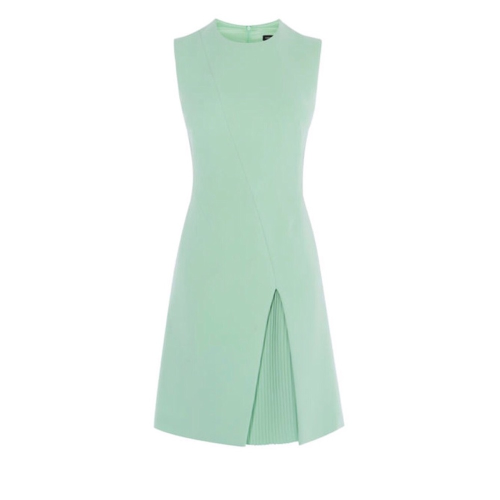 Karen Millen Mint Green Sleeveless Midi Dress